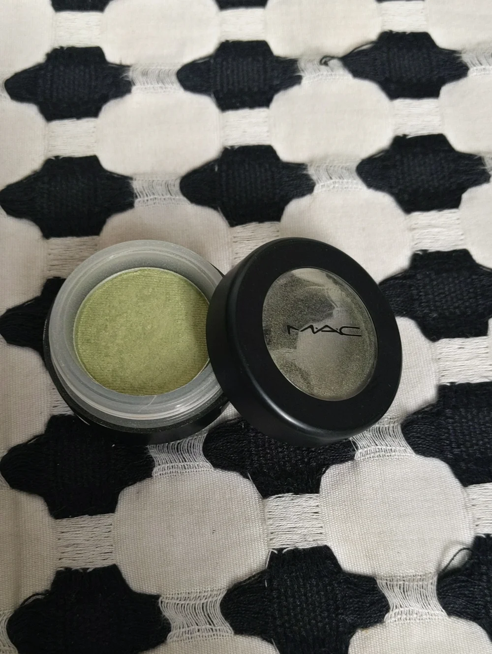 Vintage 1990's MAC Eyeshadow 'Juxt' Green With Gold Undertones
